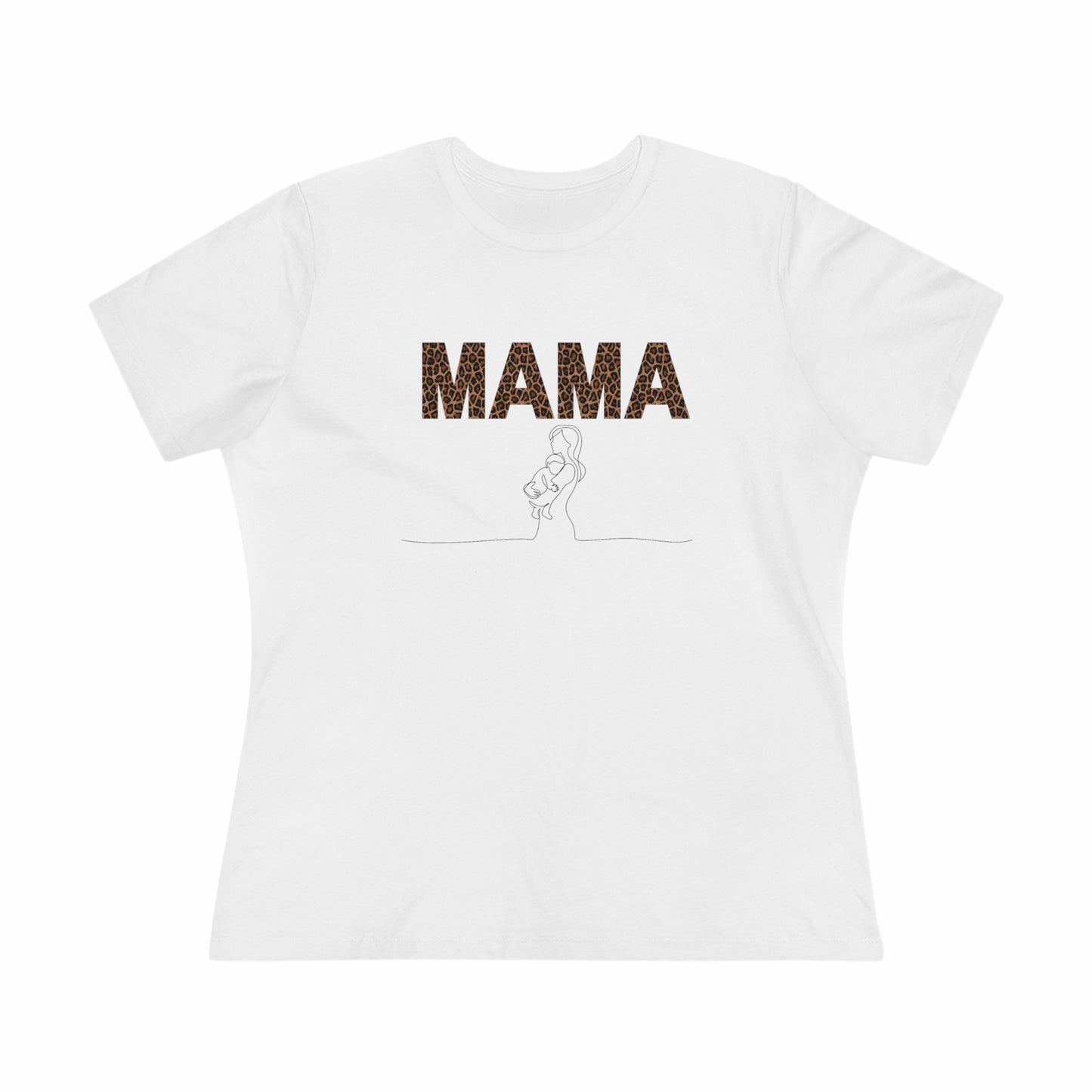 MAMA Leopard Women's Cotton Tee