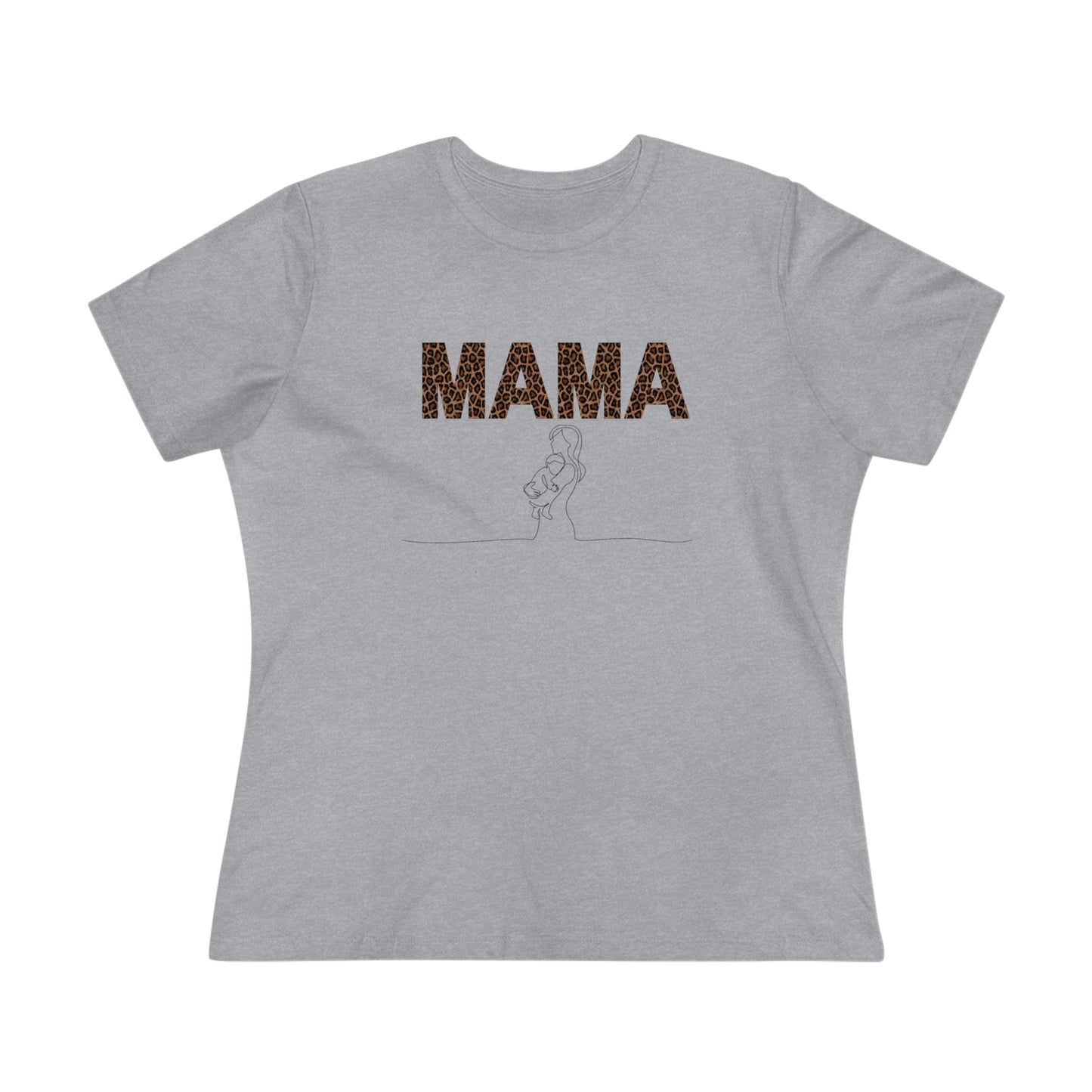 MAMA Leopard Women's Cotton Tee