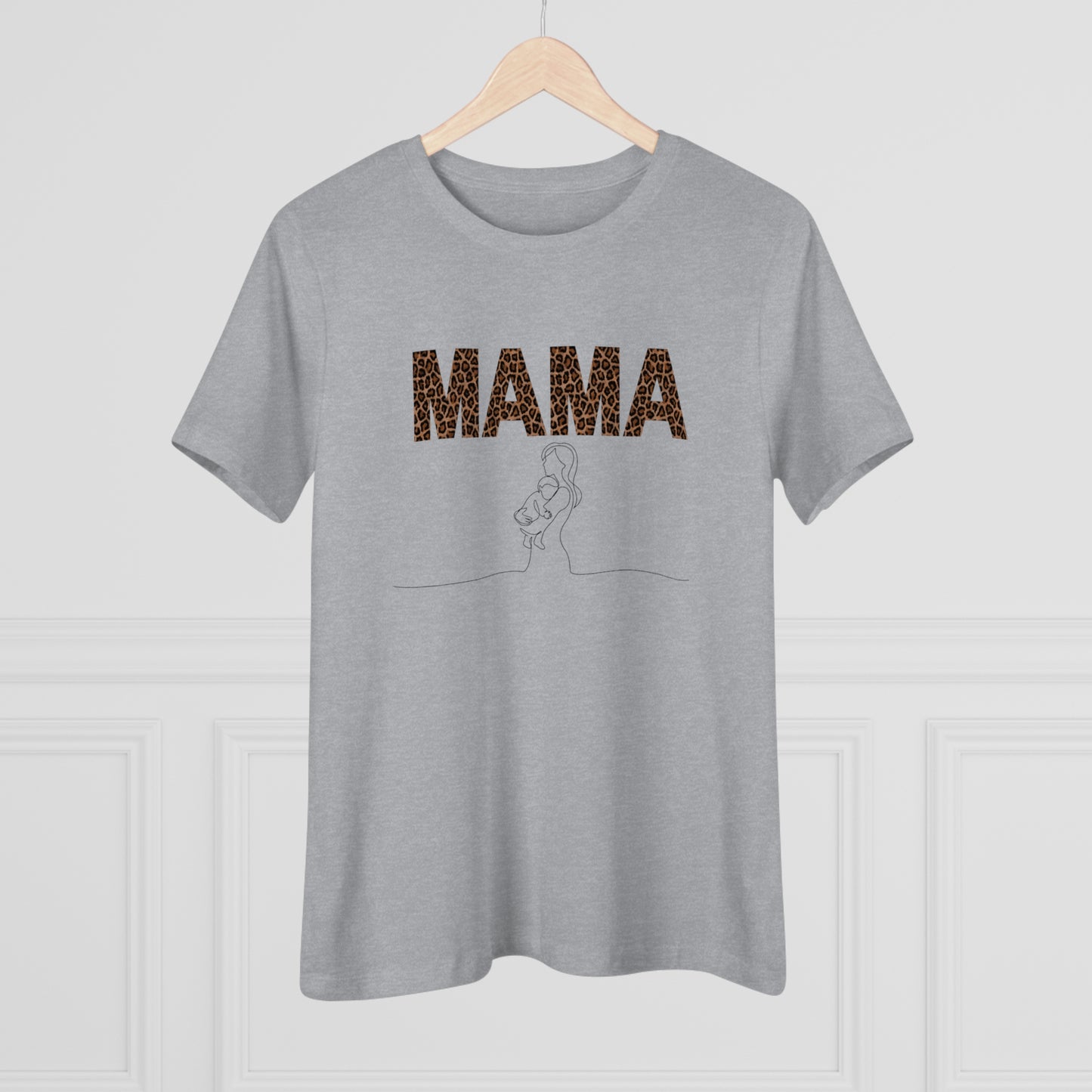MAMA Leopard Women's Cotton Tee