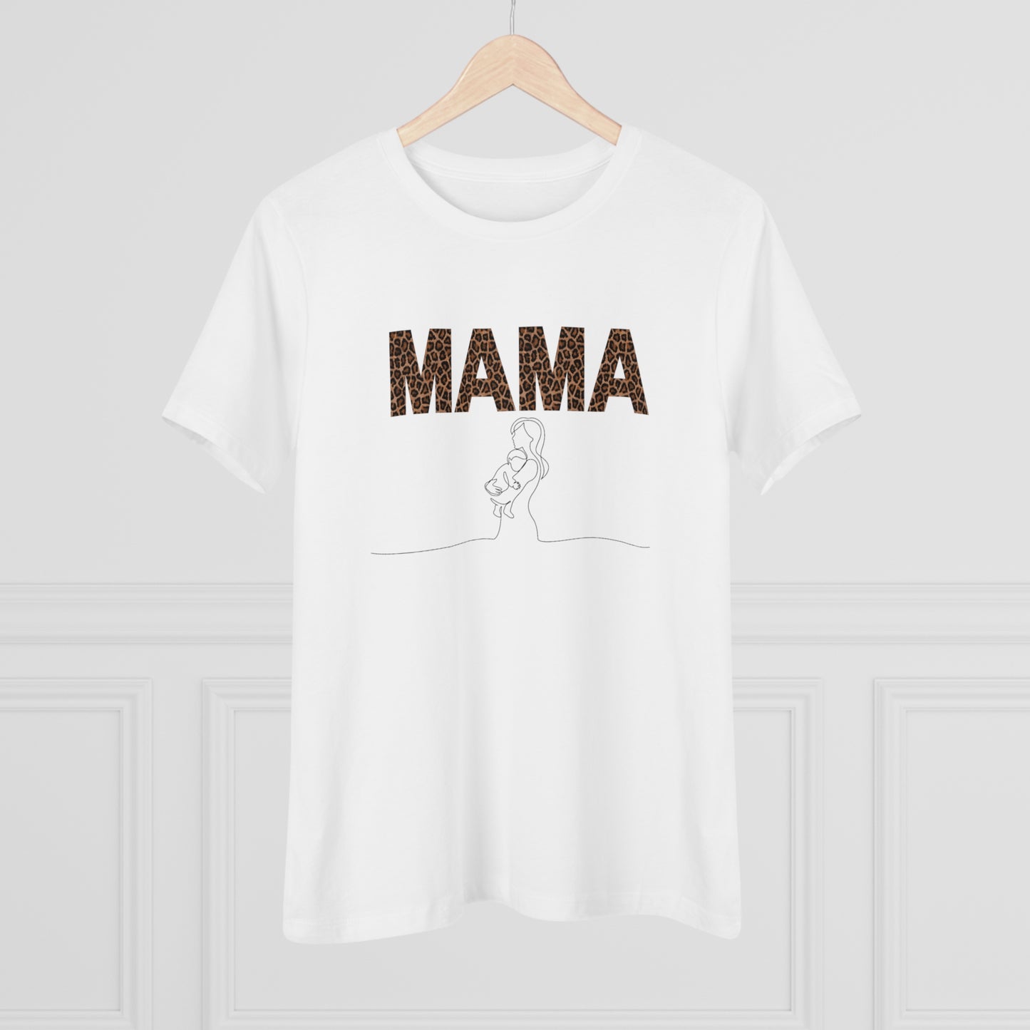 MAMA Leopard Women's Cotton Tee